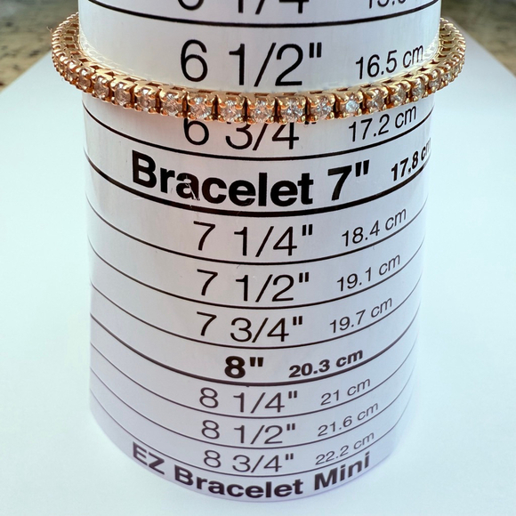 Estate 14K Solid Yellow Gold 3.75 TCW Natural Diamond 3mm Tennis Bracelet - Picture 11 of 12